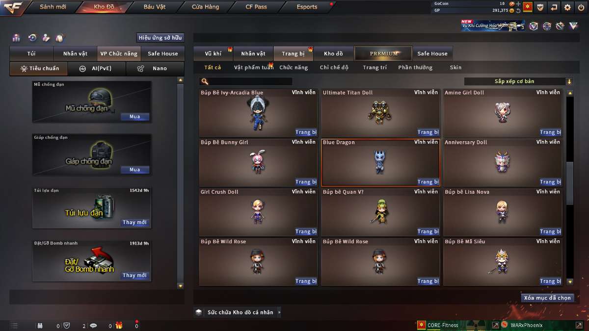 shop acc cf uy tin gia re